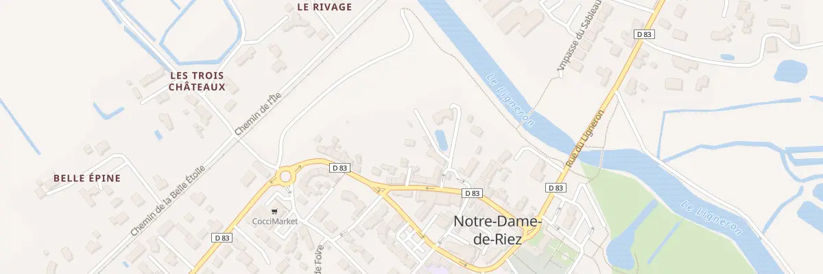 Plan du 20 Rue du Huit Mai 1945 à Notre-Dame-de-Riez