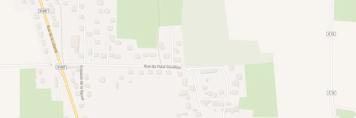 Plan du 25 Rue du Haut Gouillon à Miniac-Morvan