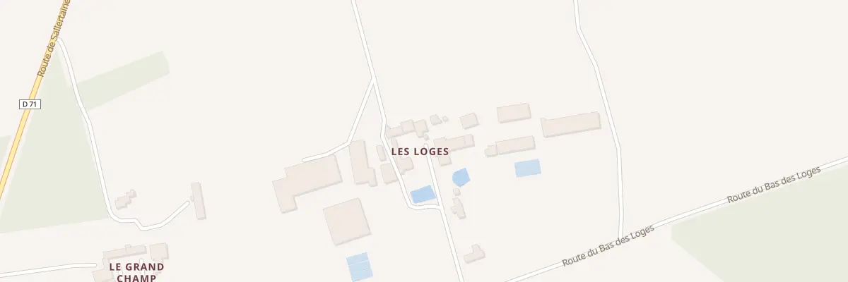 Plan du 3 Les Loges à Châteauneuf
