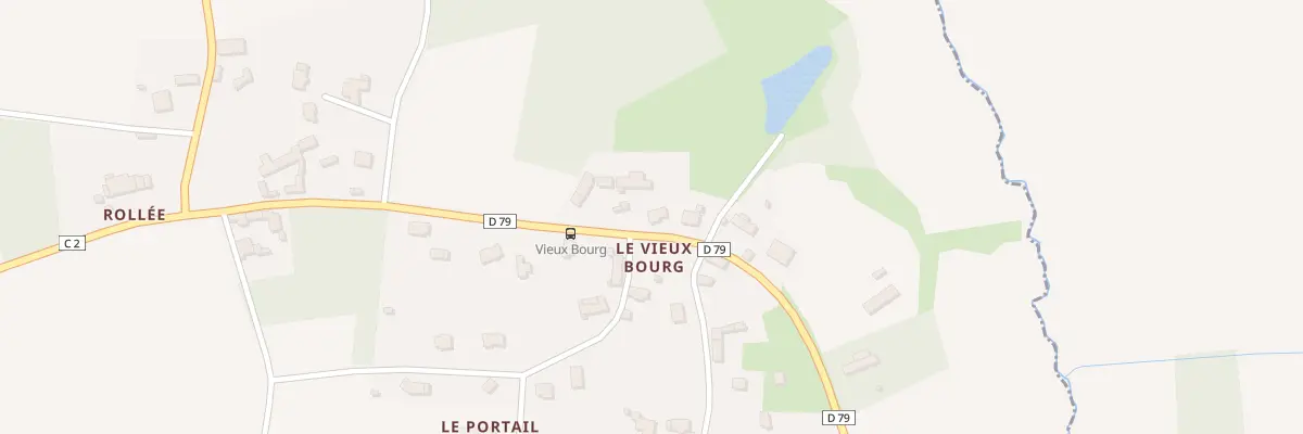 Plan du 9001 Au Vieux Bourg à Saint-Thual