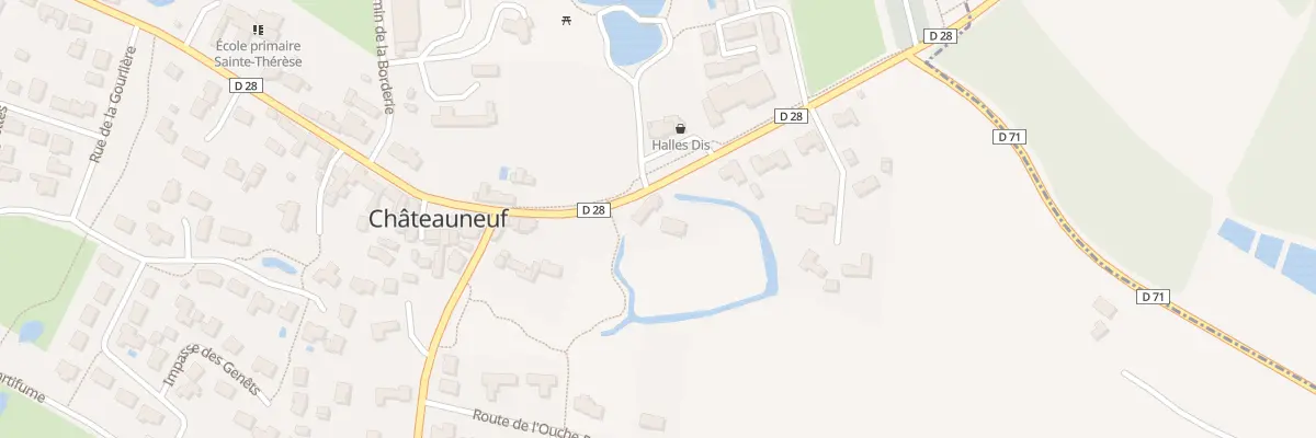 Plan du 10 Rue du château à Châteauneuf