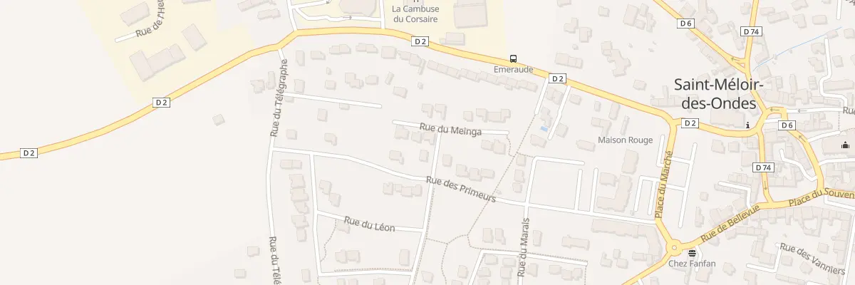 Plan du 12 Rue du Meinga à Saint-Méloir-des-Ondes