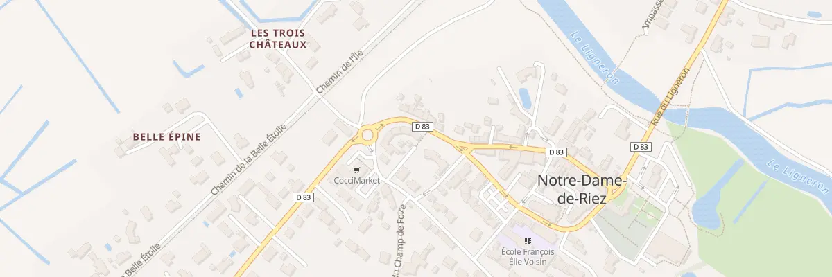 Plan du 21 Rue du Huit Mai 1945 à Notre-Dame-de-Riez