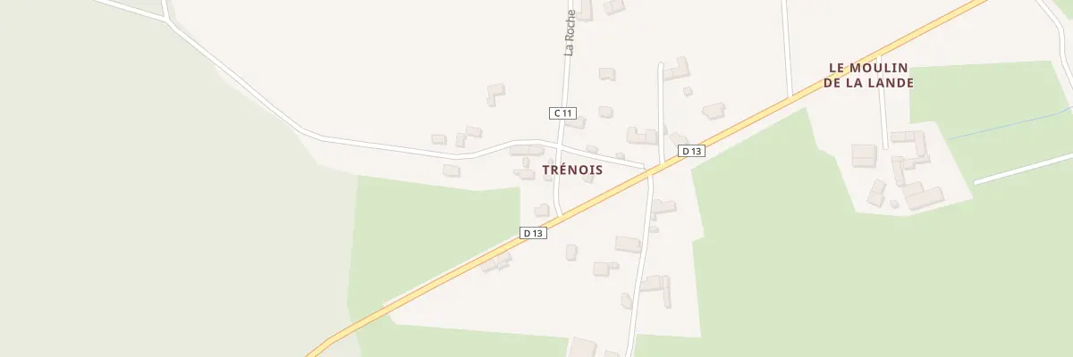 Plan du 5126 Trénois à Trévérien