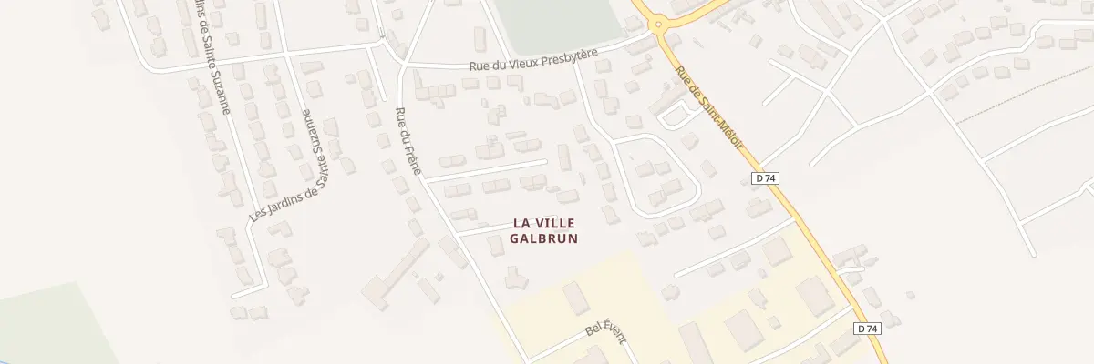 Plan du 5249 La Ville Galbrun à Saint-Coulomb