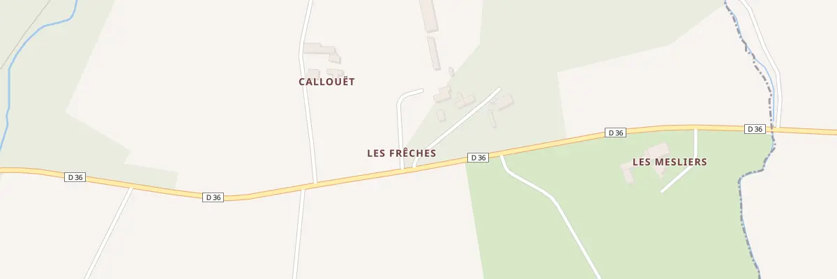 Plan du 5471 Les Frêches à Saint-Thurial