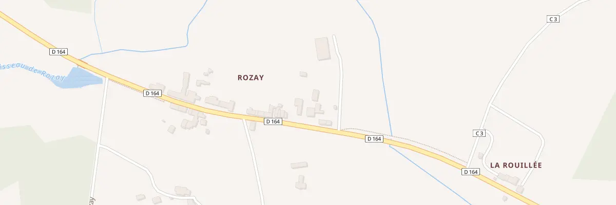 Plan du 5791 Rosay à Plessé