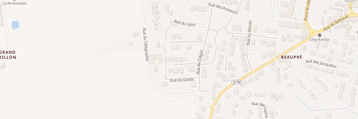 Plan du 6 Rue des Sept Îles à Saint-Méloir-des-Ondes