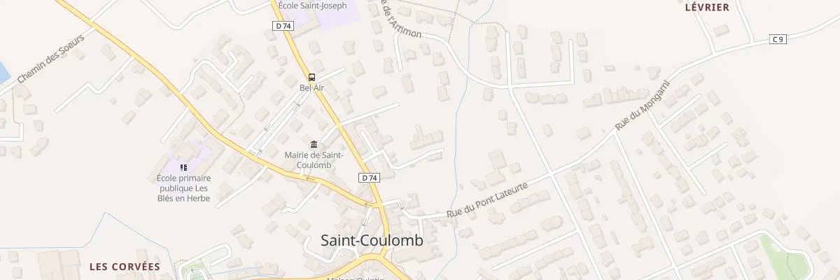 Plan du 9 Rue du Bois Gentil à Saint-Coulomb