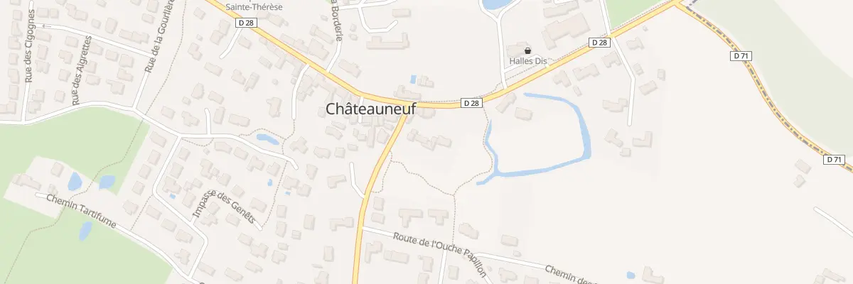 Plan du 4 Rue du château à Châteauneuf