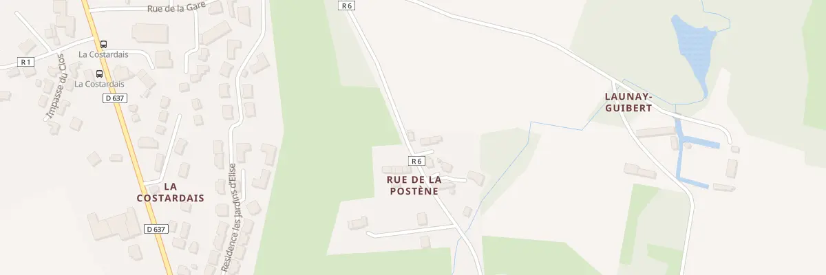 Plan du 5179 La Postene à Miniac-Morvan