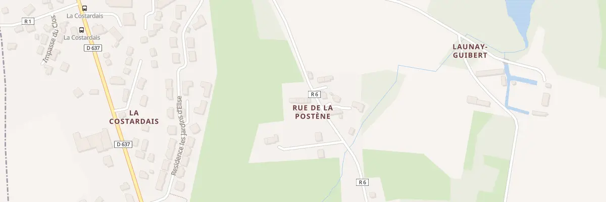 Plan du 5176 La Postene à Miniac-Morvan