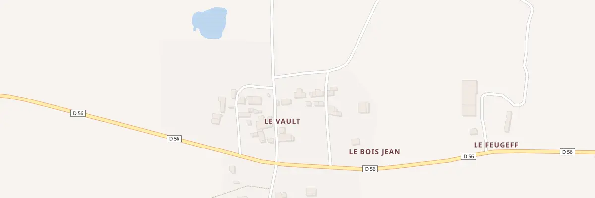 Plan du 10 Le Vault à La Chapelle-de-Brain