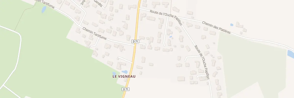 Plan du 25 Rue de la fontaine à Châteauneuf