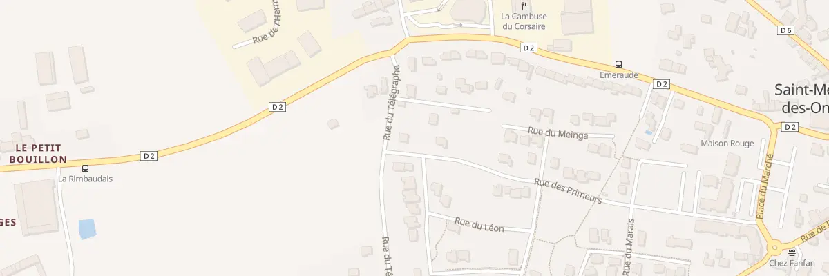 Plan du 28 Rue des Primeurs à Saint-Méloir-des-Ondes