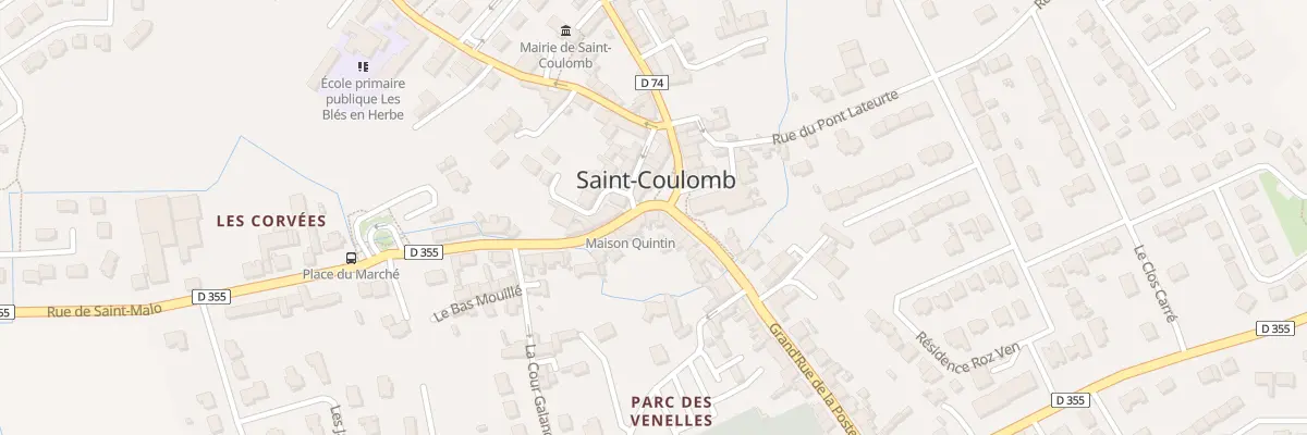 Plan du 1 Rue de Saint-Malo à Saint-Coulomb