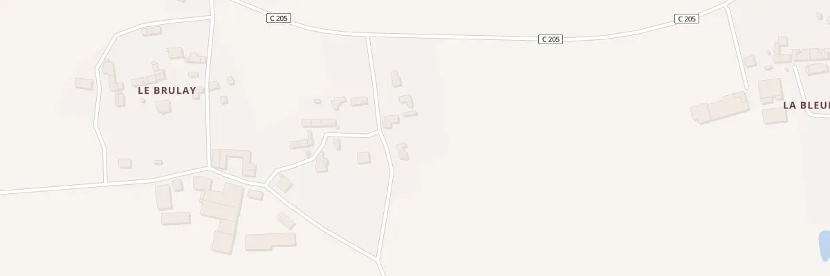 Plan du 4 Le Brulay à La Chapelle-Bouëxic