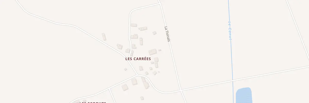 Plan du 6207 Les Carrees à Pipriac