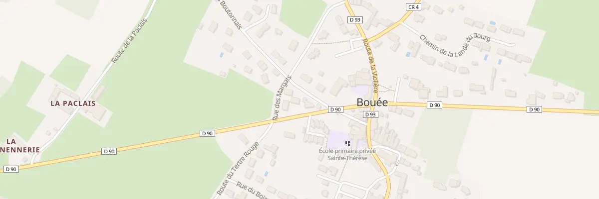 Plan du 8 Rte du Syl à Bouée