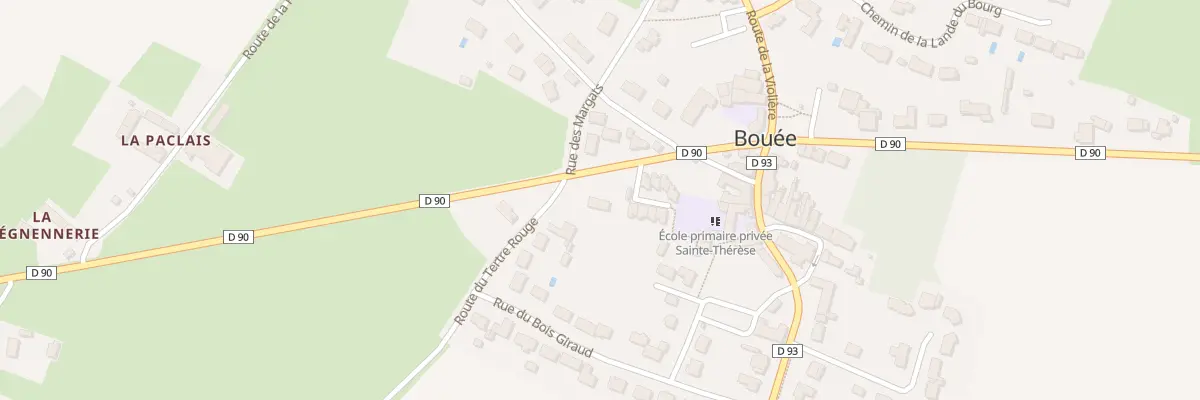 Plan du 3 Rte du Syl à Bouée
