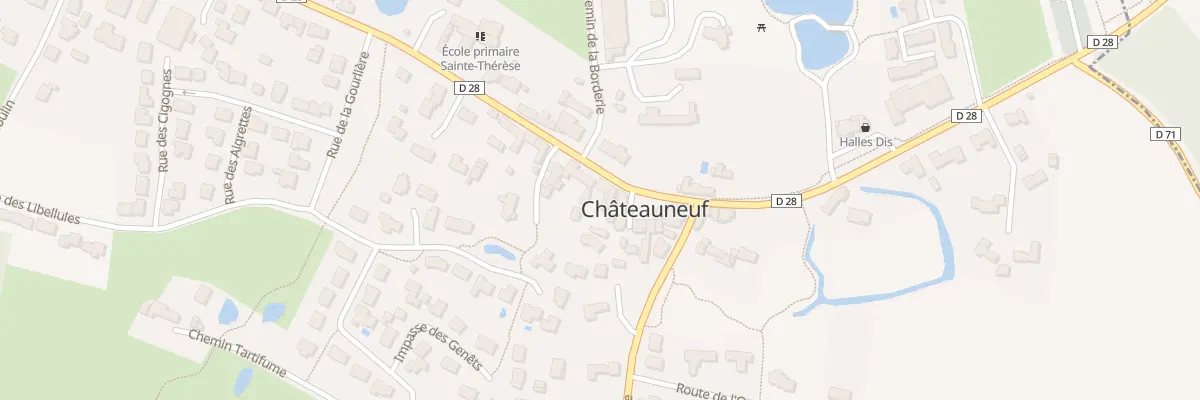 Plan du 1 Rue rivaudeau à Châteauneuf