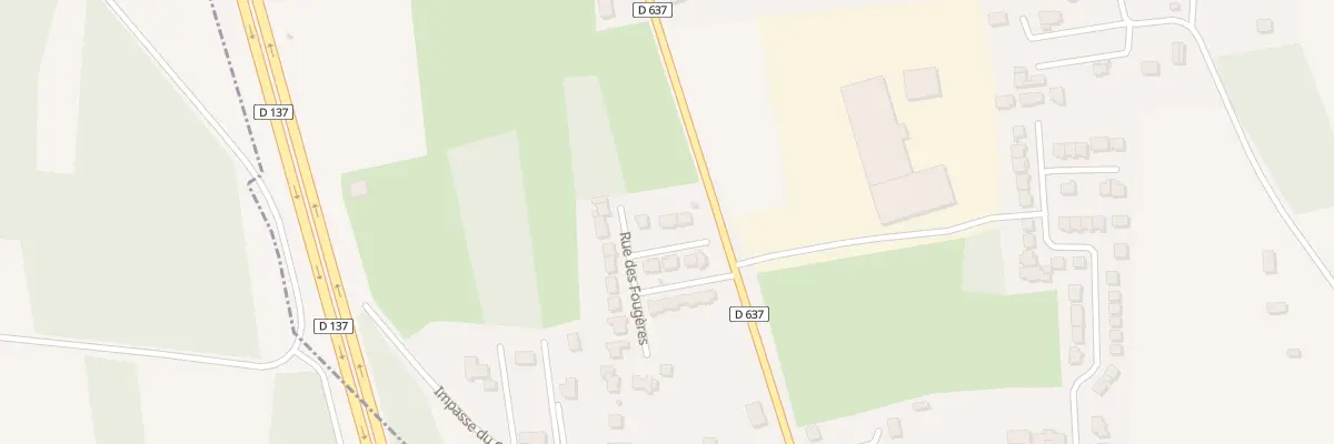 Plan du 1 Imp des Roseaux à Miniac-Morvan