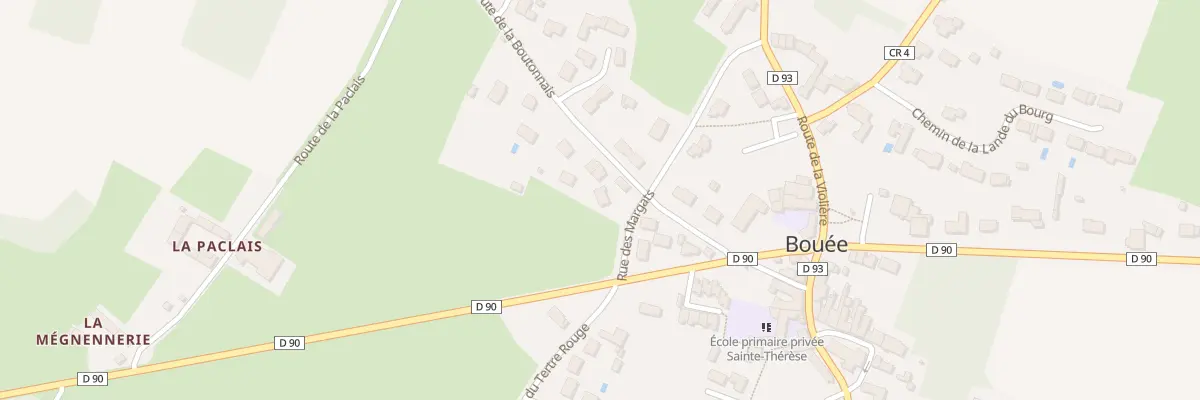 Plan du 3 Rue des Margats à Bouée