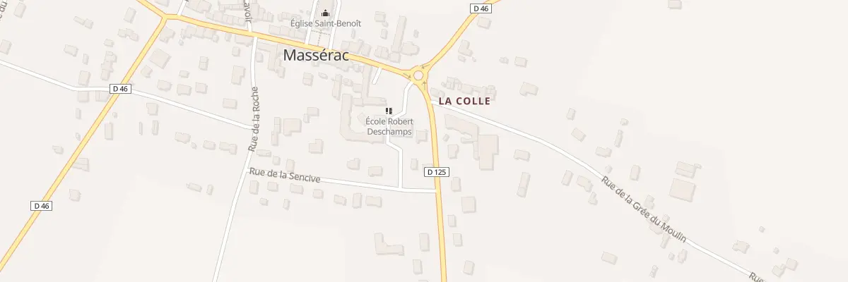 Plan du 2 Rue de la Grotte à Massérac