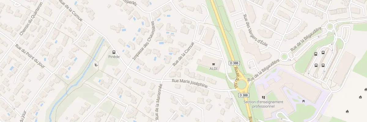 Plan du 100 Rue de la cornue à Saint-Gilles-Croix-de-Vie