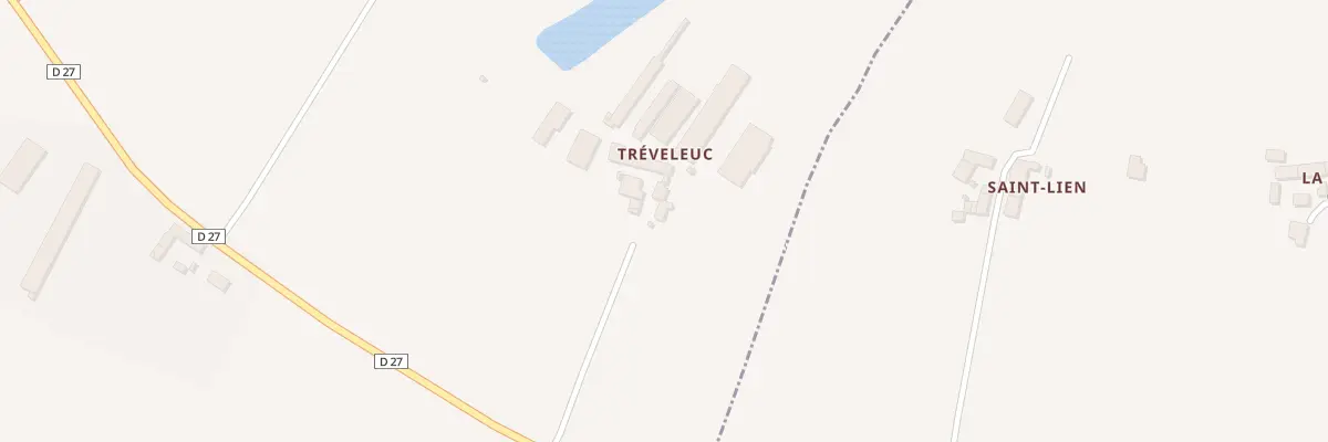 Plan du 9 Tréveleuc à Miniac-sous-Bécherel