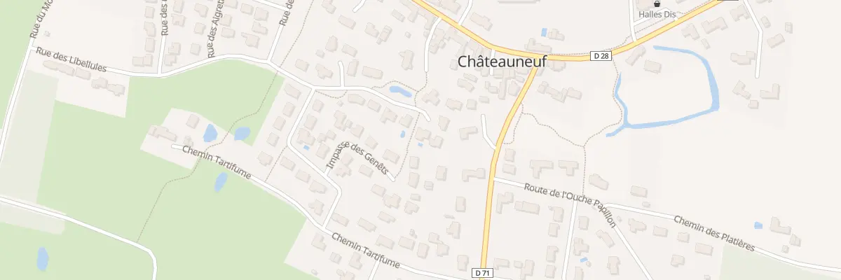 Plan du 10 Imp de la Clef des Champs à Châteauneuf