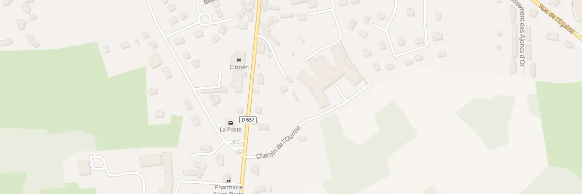 Plan du 5847 Rue de la Libération à Mesnil-Roc’h