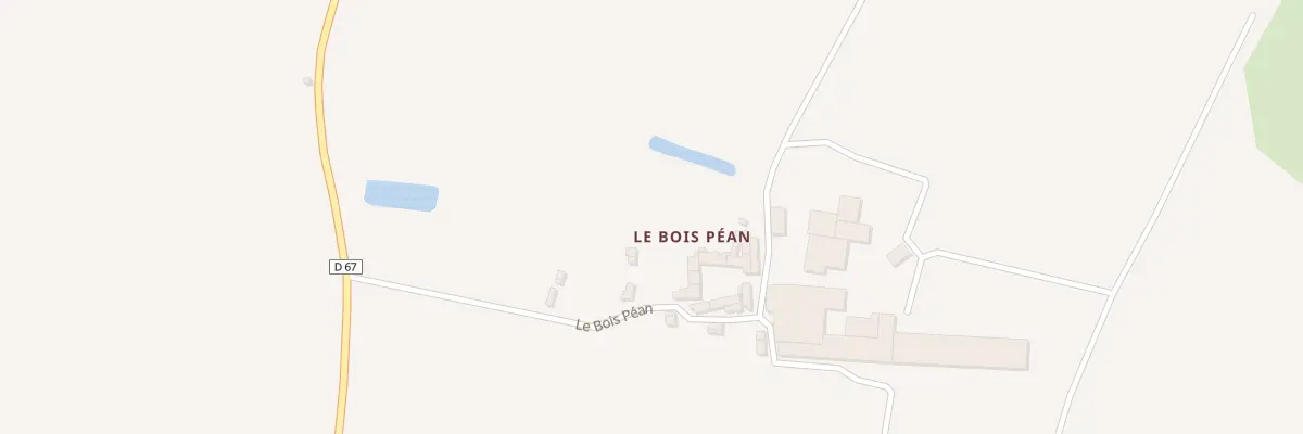 Plan du 2 Le Bois Pean à Frossay