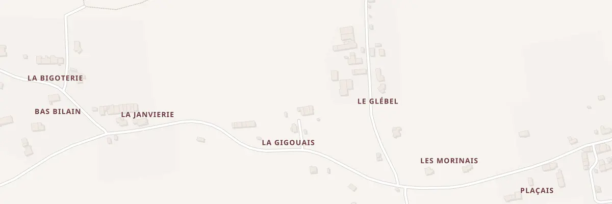 Plan du 6014 La Gigouais à La Chapelle-de-Brain