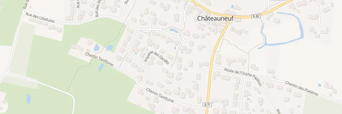 Plan du 9 Imp des Genêts à Châteauneuf