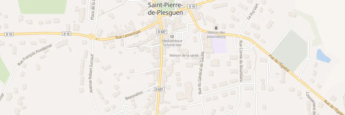 Plan du 25 Rue de la Libération à Mesnil-Roc’h