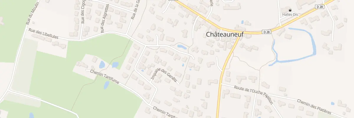 Plan du 6 Imp de la Clef des Champs à Châteauneuf