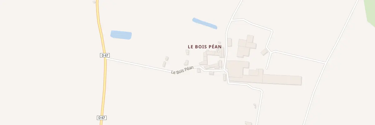 Plan du 4 Le Bois Pean à Frossay