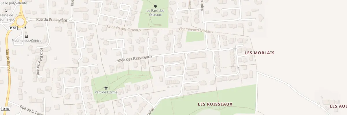 Plan du 22 All des Pinsons à Pleumeleuc