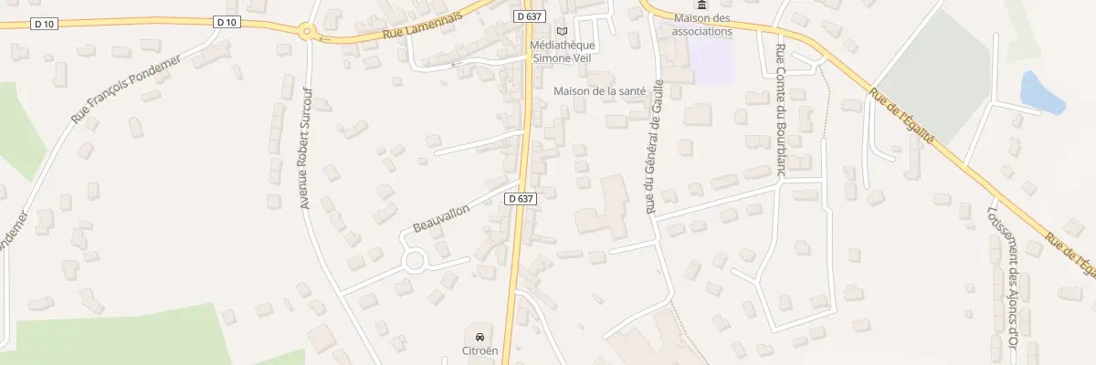 Plan du 43 Rue de la Libération à Mesnil-Roc’h