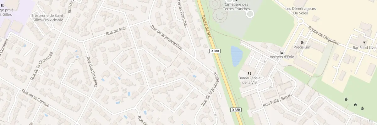 Plan du 38 Rue de la joubretière à Saint-Gilles-Croix-de-Vie