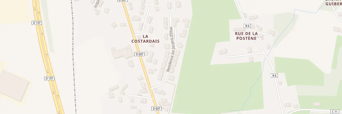 Plan du 9003 Chemin de la Costardais à Miniac-Morvan