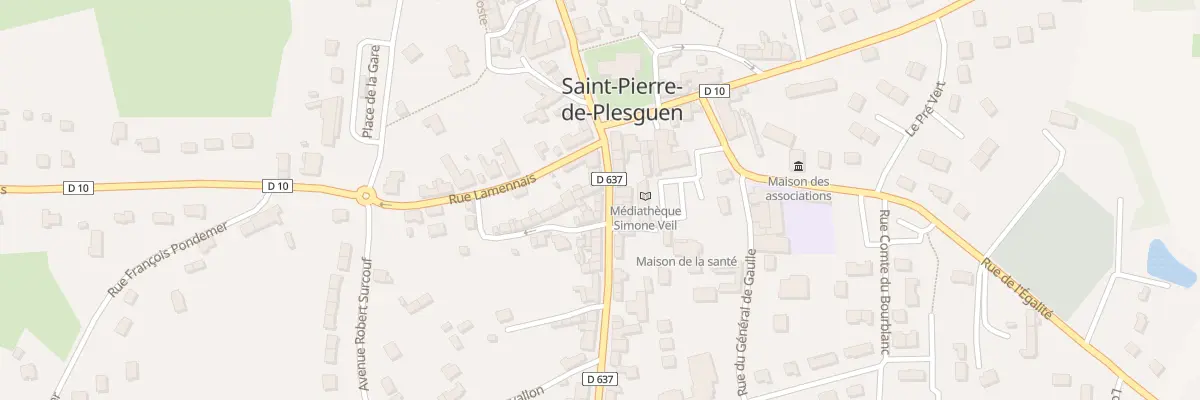 Plan du 12 Rue de la Libération à Mesnil-Roc’h