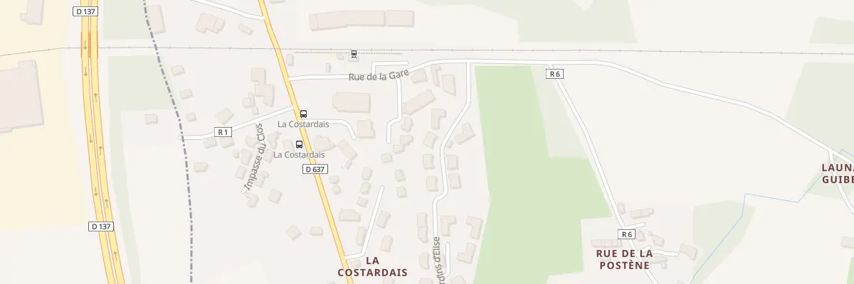 Plan du 38 Chemin de la Costardais à Miniac-Morvan