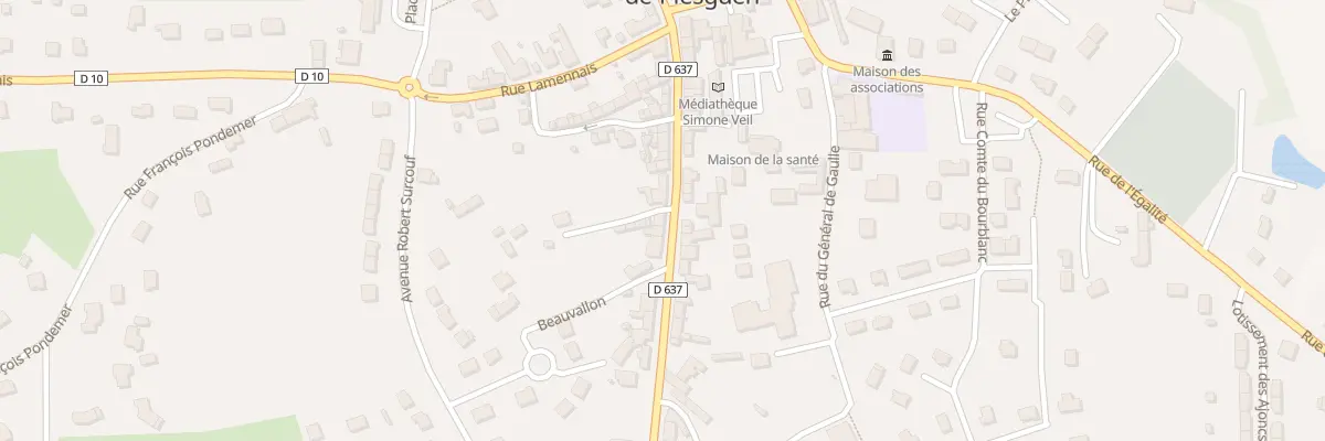 Plan du 30 Rue de la Libération à Mesnil-Roc’h