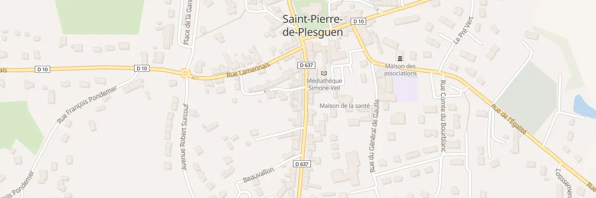 Plan du 20 Rue de la Libération à Mesnil-Roc’h