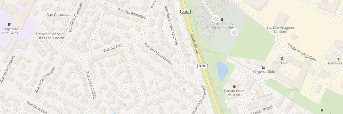 Plan du 21 Rue de la joubretière à Saint-Gilles-Croix-de-Vie
