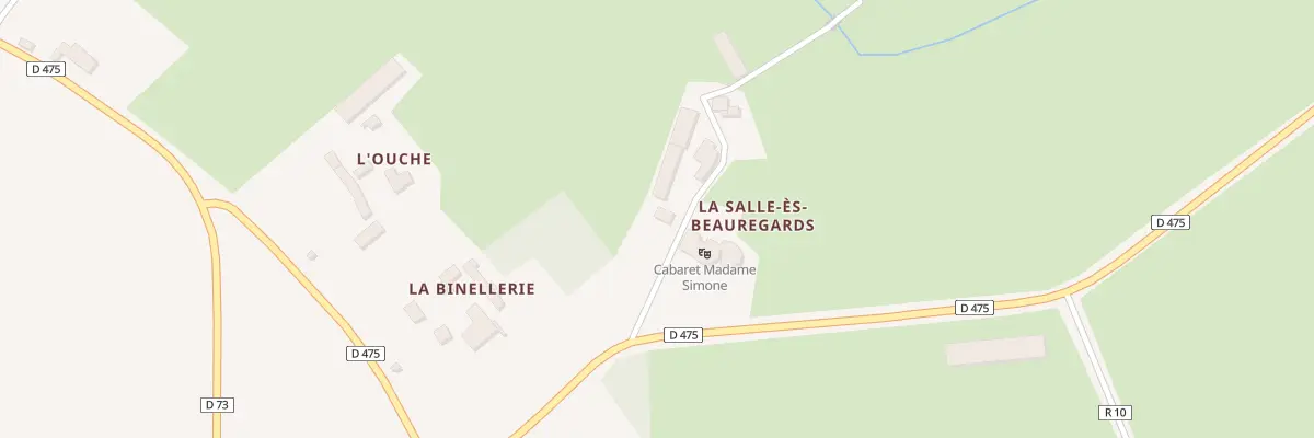 Plan du 9000 La Salle Es Beaugeards à Miniac-Morvan