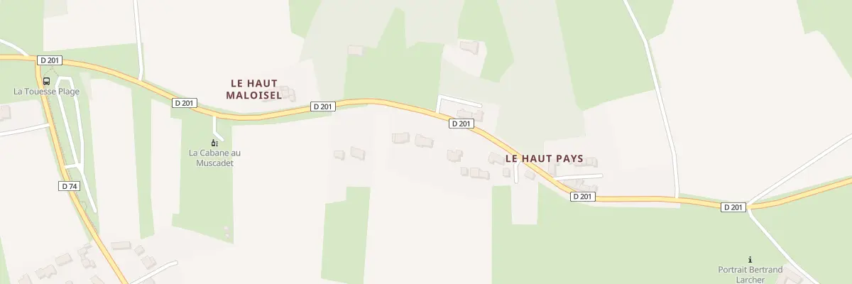 Plan du 6033 Le Haut Pays à Saint-Coulomb