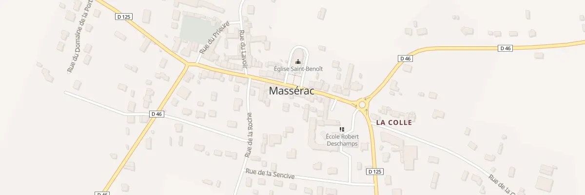 Plan du 19 Rue Saint Benoit à Massérac